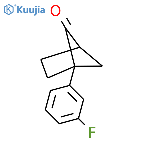 1-(3-Fluorophenyl)bicyclo[2.1.1]hexan-5-one structure