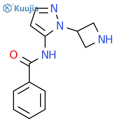 N-1-(azetidin-3-yl)-1H-pyrazol-5-ylbenzamide structure
