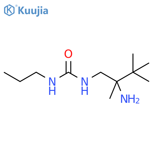 3-(2-amino-2,3,3-trimethylbutyl)-1-propylurea structure