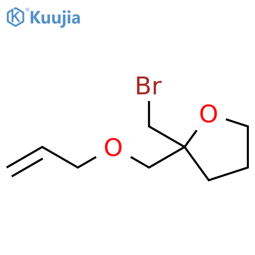 Furan, 2-(bromomethyl)tetrahydro-2-[(2-propen-1-yloxy)methyl]- structure
