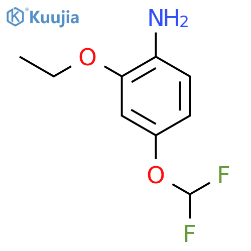 4-(difluoromethoxy)-2-ethoxyaniline structure