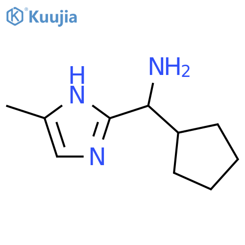 1H-Imidazole-2-methanamine, α-cyclopentyl-5-methyl- structure