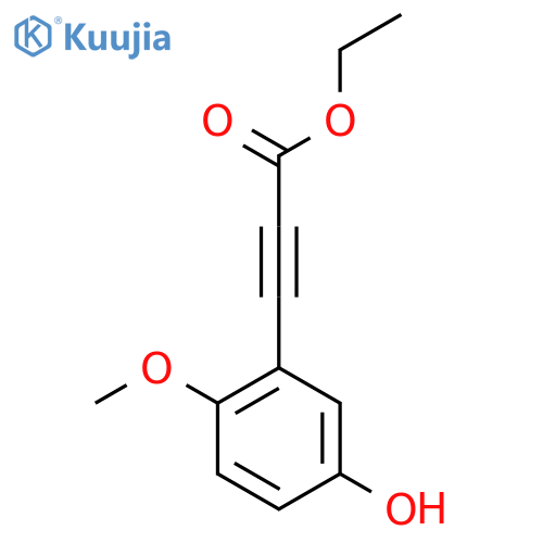 Ethyl 3-(5-hydroxy-2-methoxyphenyl)prop-2-ynoate structure
