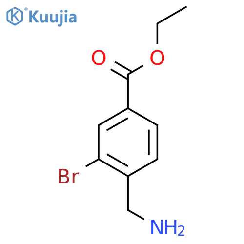 Ethyl 4-(aminomethyl)-3-bromobenzoate structure
