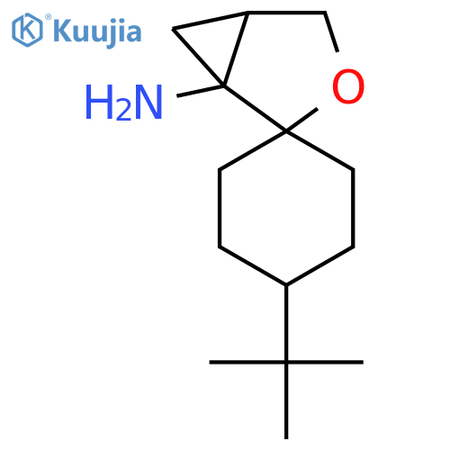 4'-Tert-butyl-3-oxaspiro[bicyclo[3.1.0]hexane-2,1'-cyclohexane]-1-amine structure