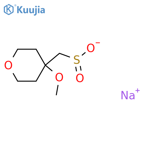 Sodium (4-methoxyoxan-4-yl)methanesulfinate structure
