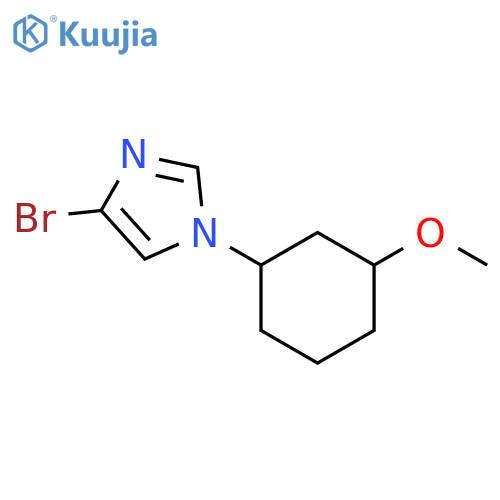 1H-Imidazole, 4-bromo-1-(3-methoxycyclohexyl)- structure