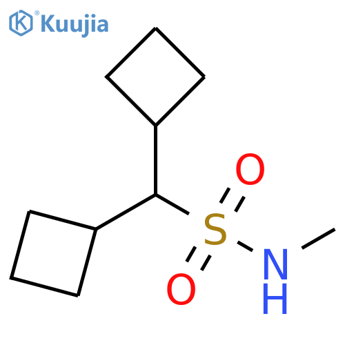 Cyclobutanemethanesulfonamide, α-cyclobutyl-N-methyl- structure