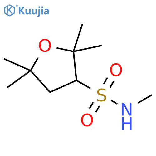 3-Furansulfonamide, tetrahydro-N,2,2,5,5-pentamethyl- structure