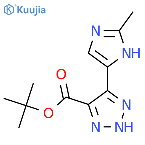 tert-butyl 5-(2-methyl-1H-imidazol-4-yl)-1H-1,2,3-triazole-4-carboxylate structure