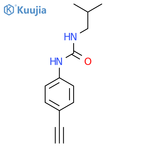 1-(4-Ethynylphenyl)-3-(2-methylpropyl)urea structure