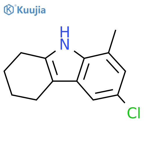 6-chloro-8-methyl-2,3,4,9-tetrahydro-1H-carbazole structure