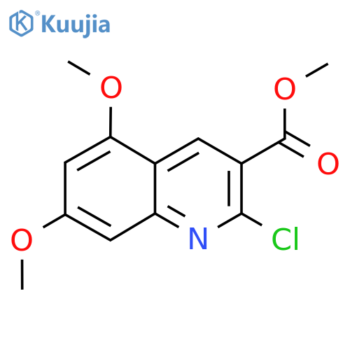 Methyl 2-chloro-5,7-dimethoxyquinoline-3-carboxylate structure