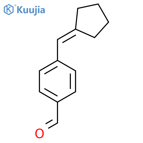 4-(Cyclopentylidenemethyl)benzaldehyde structure