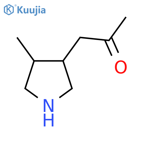 1-(4-Methylpyrrolidin-3-yl)propan-2-one structure
