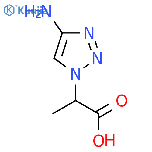 1H-1,2,3-Triazole-1-acetic acid, 4-amino-α-methyl- structure