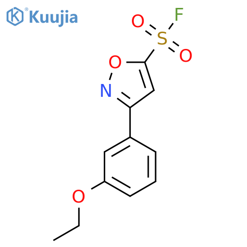 3-(3-Ethoxyphenyl)-1,2-oxazole-5-sulfonyl fluoride structure