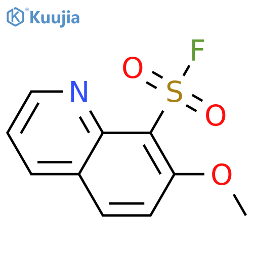 7-Methoxyquinoline-8-sulfonyl fluoride structure