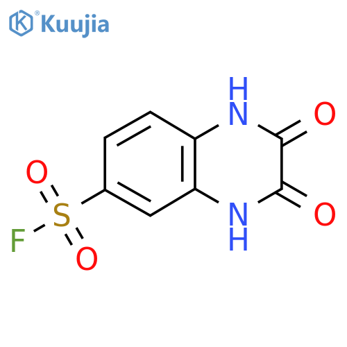 2,3-Dioxo-1,4-dihydroquinoxaline-6-sulfonyl fluoride structure