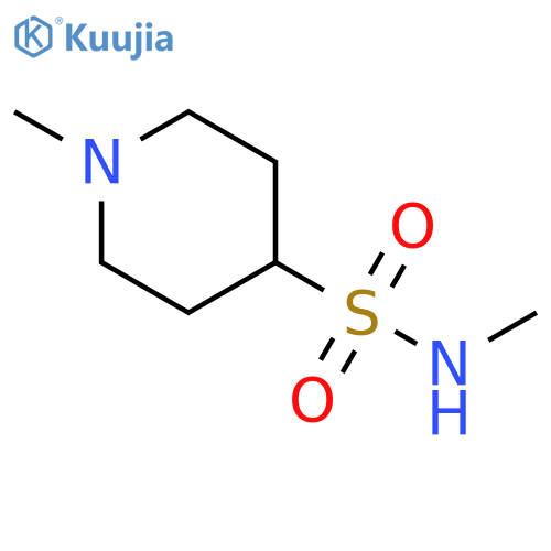 4-Piperidinesulfonamide, N,1-dimethyl- structure