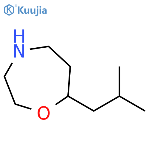 1,4-Oxazepine, hexahydro-7-(2-methylpropyl)- structure