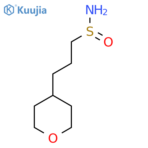 3-(Oxan-4-yl)propane-1-sulfinamide structure