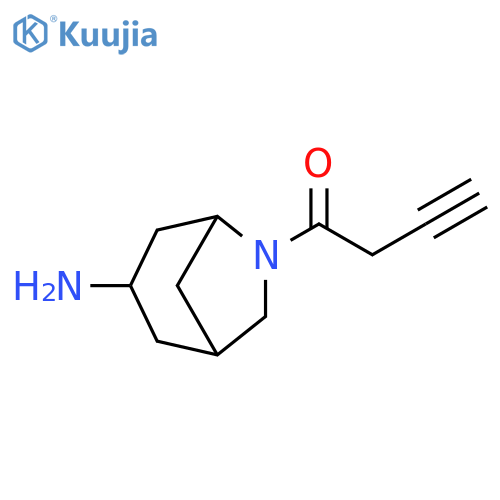 3-Butyn-1-one, 1-(3-amino-6-azabicyclo[3.2.1]oct-6-yl)- structure