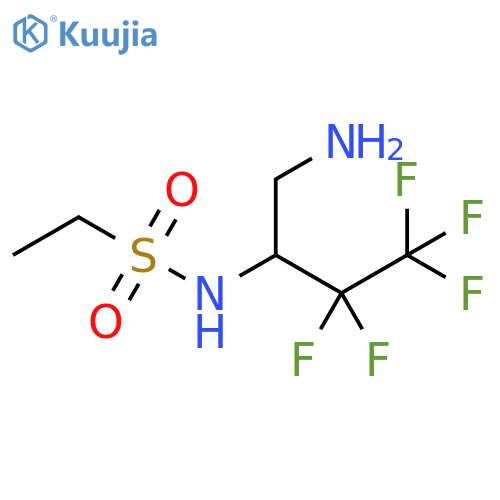 Ethanesulfonamide, N-[1-(aminomethyl)-2,2,3,3,3-pentafluoropropyl]- structure