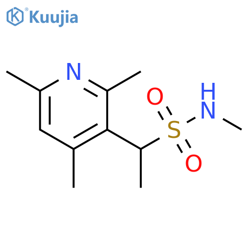 3-Pyridinemethanesulfonamide, N,α,2,4,6-pentamethyl- structure