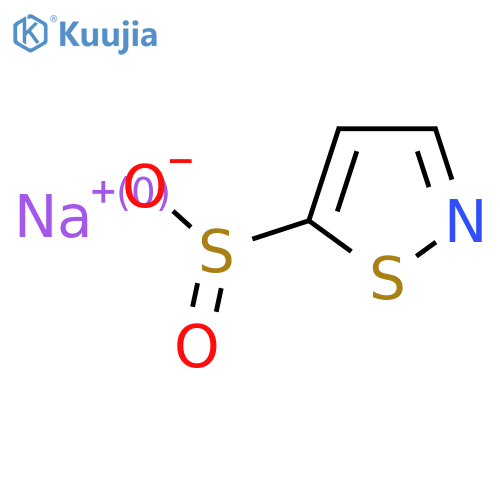 Sodium isothiazole-5-sulfinate structure