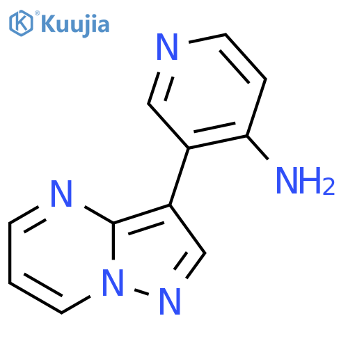 3-{Pyrazolo[1,5-a]pyrimidin-3-yl}pyridin-4-amine structure