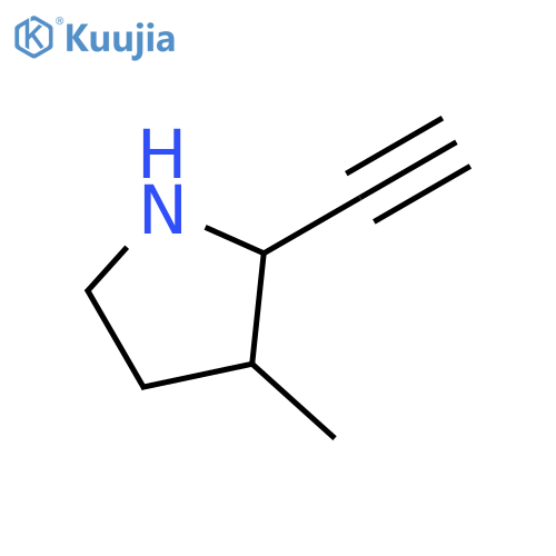 Pyrrolidine, 2-ethynyl-3-methyl- structure