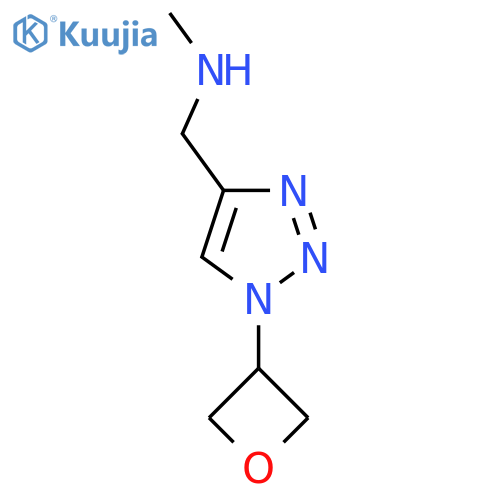 methyl({[1-(oxetan-3-yl)-1H-1,2,3-triazol-4-yl]methyl})amine structure