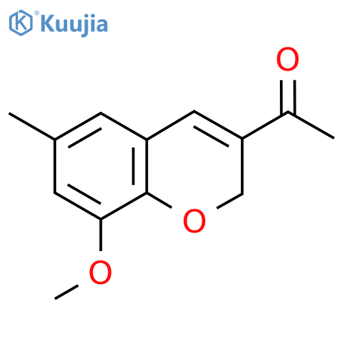 1-(8-methoxy-6-methyl-2H-chromen-3-yl)ethan-1-one structure