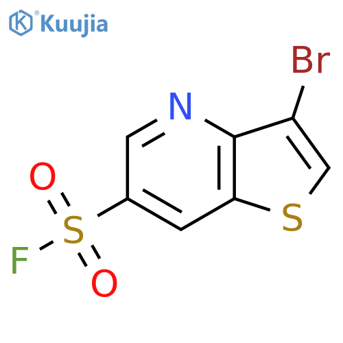 3-Bromothieno[3,2-b]pyridine-6-sulfonyl fluoride structure