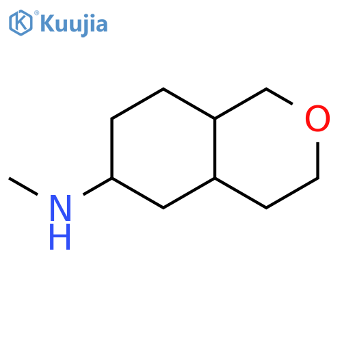 1H-2-Benzopyran-6-amine, octahydro-N-methyl- structure