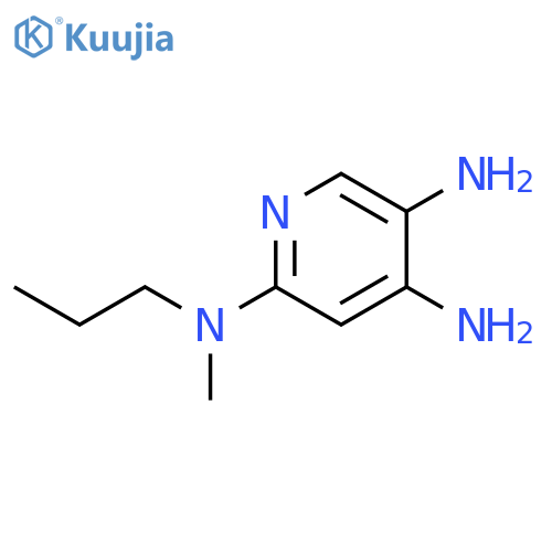 2,4,5-Pyridinetriamine, N2-methyl-N2-propyl- structure