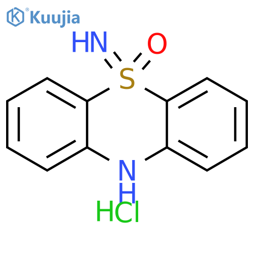 5-imino-10H-5lambda6-phenothiazin-5-one hydrochloride structure