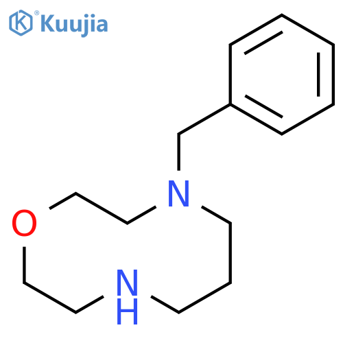 2H-1,4,8-Oxadiazecine, octahydro-4-(phenylmethyl)- structure