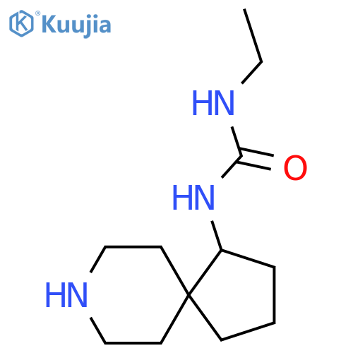 1-{8-Azaspiro[4.5]decan-1-yl}-3-ethylurea structure
