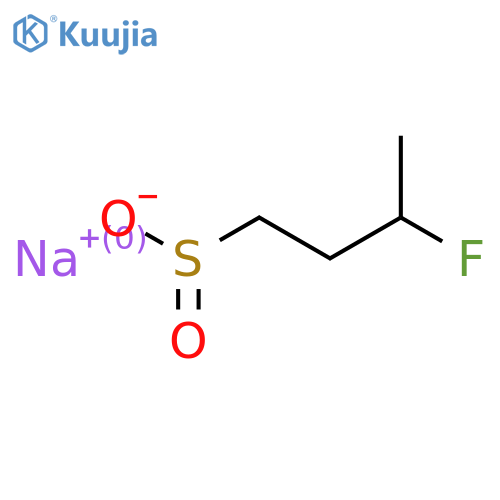 Sodium 3-fluorobutane-1-sulfinate structure