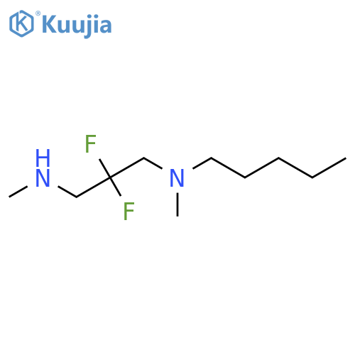 [2,2-Difluoro-3-(methylamino)propyl](methyl)pentylamine structure