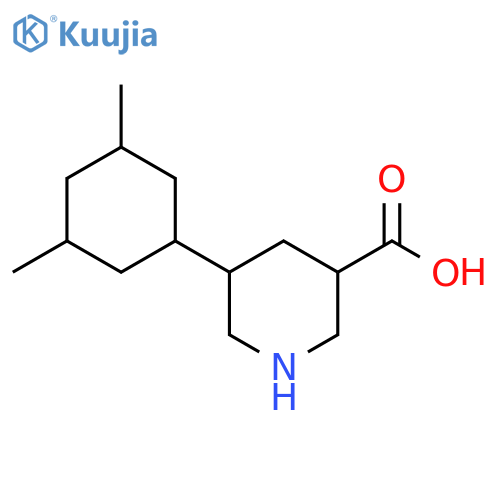 5-(3,5-Dimethylcyclohexyl)piperidine-3-carboxylic acid structure