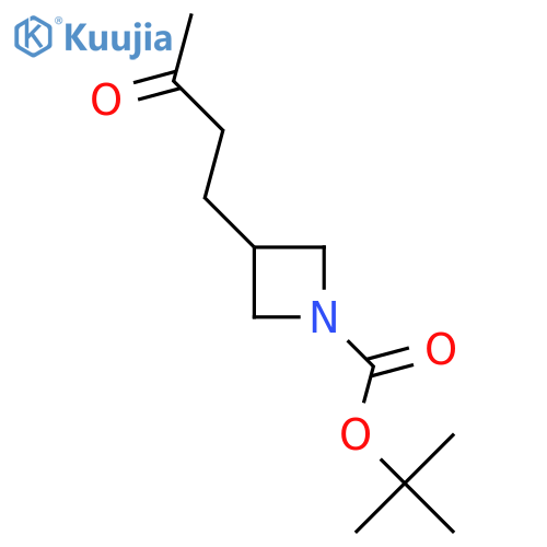 tert-butyl 3-(3-oxobutyl)azetidine-1-carboxylate structure