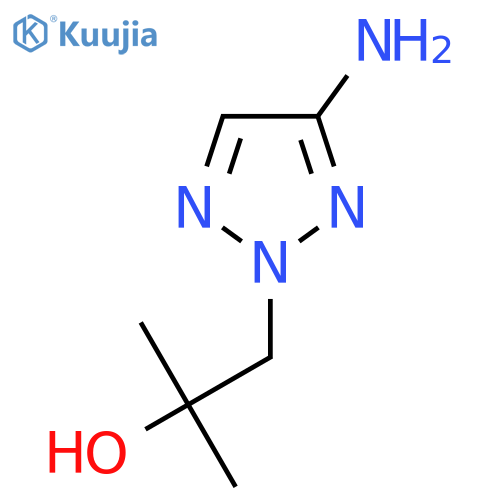 2H-1,2,3-Triazole-2-ethanol, 4-amino-α,α-dimethyl- structure