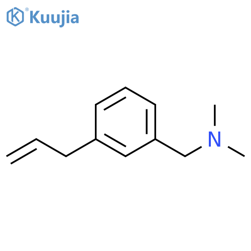 Benzenemethanamine, N,N-dimethyl-3-(2-propen-1-yl)- structure