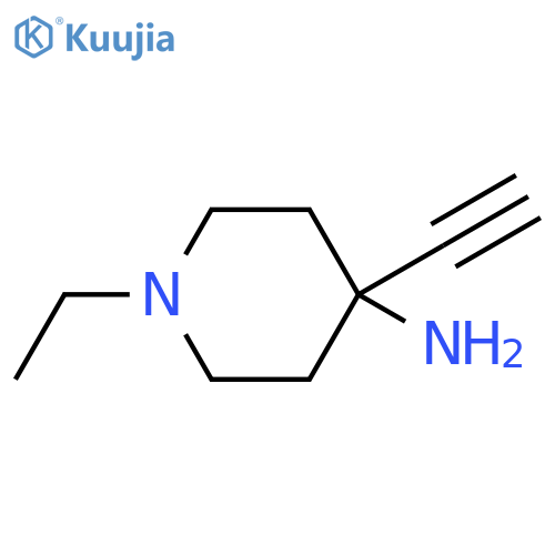 4-Piperidinamine, 1-ethyl-4-ethynyl- structure