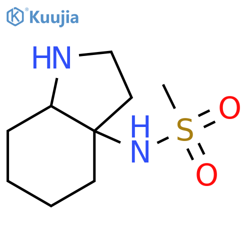 N-(octahydro-1H-indol-3a-yl)methanesulfonamide structure