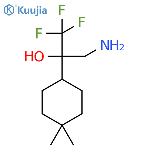 3-Amino-2-(4,4-dimethylcyclohexyl)-1,1,1-trifluoropropan-2-ol structure