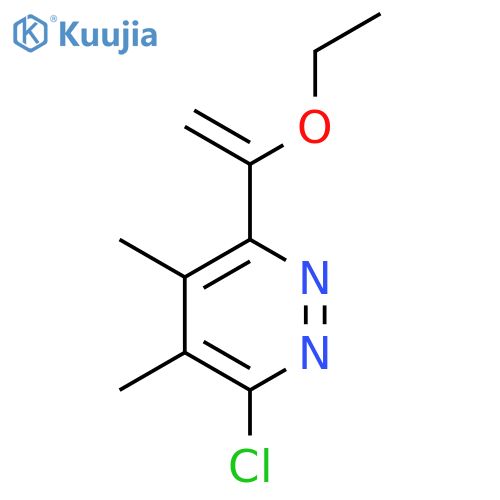 3-Chloro-6-(1-ethoxyethenyl)-4,5-dimethylpyridazine structure